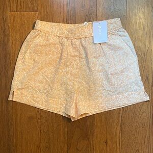 Wayf High Waist Peach Shorts